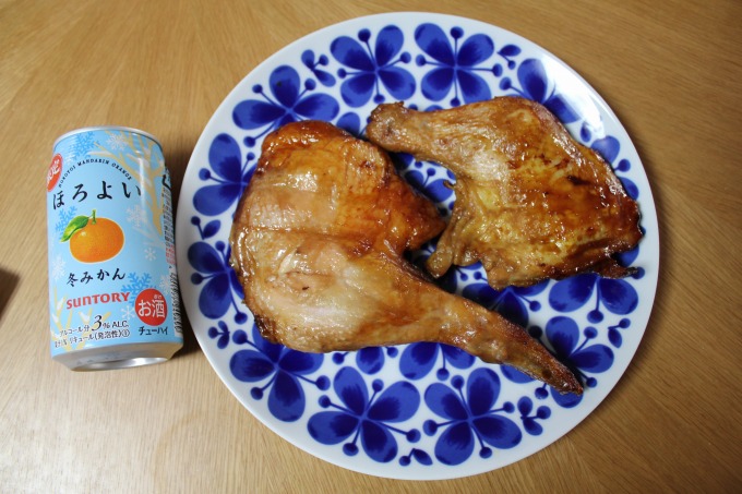 丸芳ローストチキンの大きさ