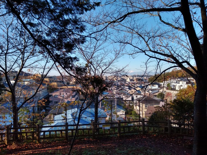 綱島公園景観(富士山)