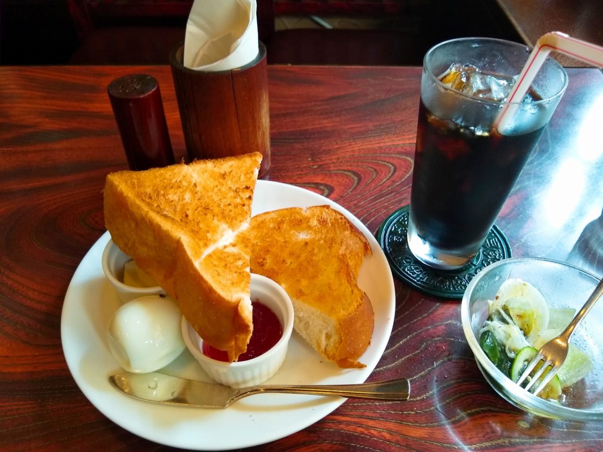 綱島の喫茶店カルディのモーニング