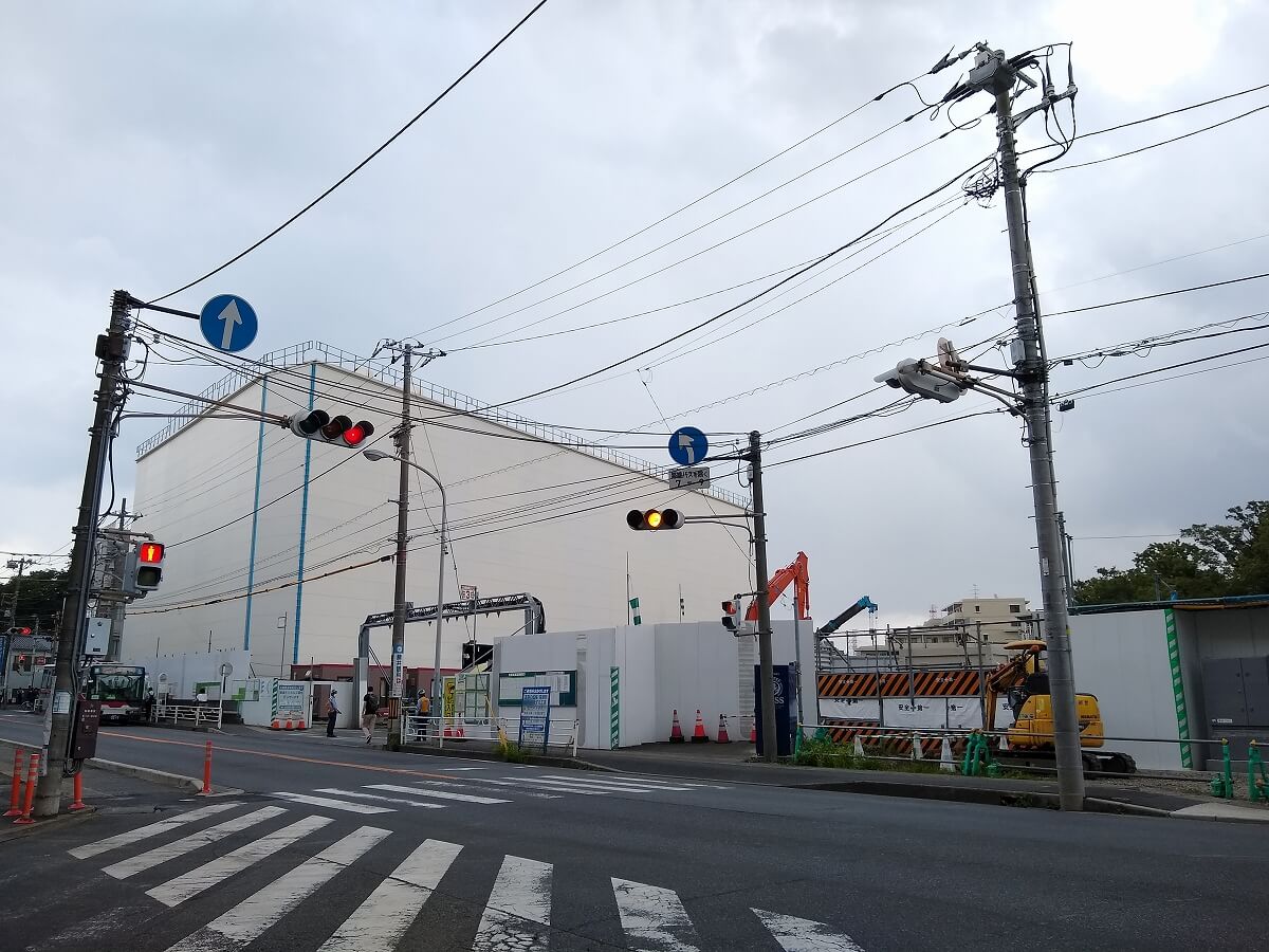 新綱島駅前再開発2021年7月