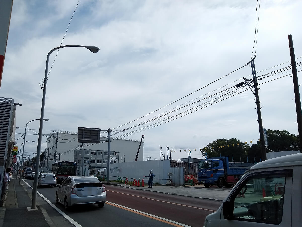 新綱島駅前再開発2021年8月