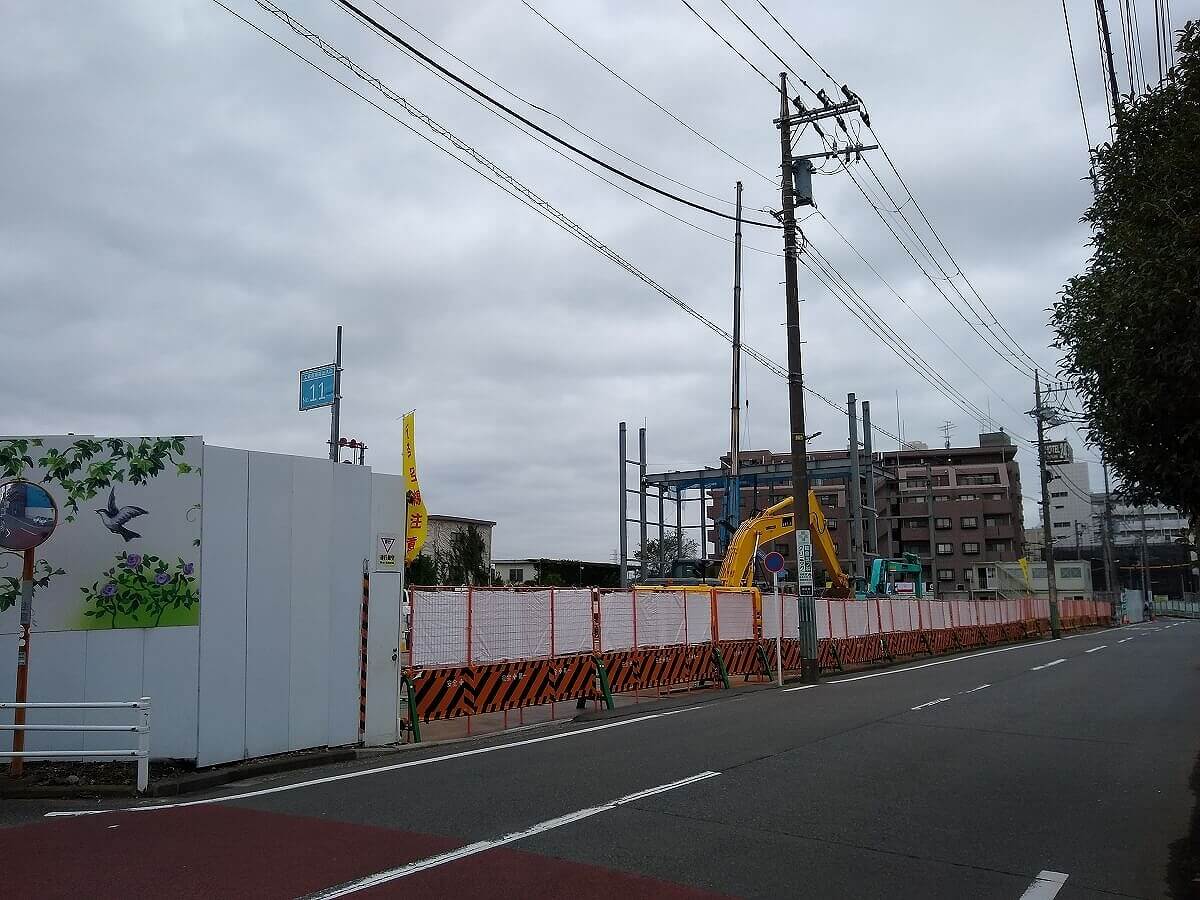 新綱島駅前再開発2021年9月