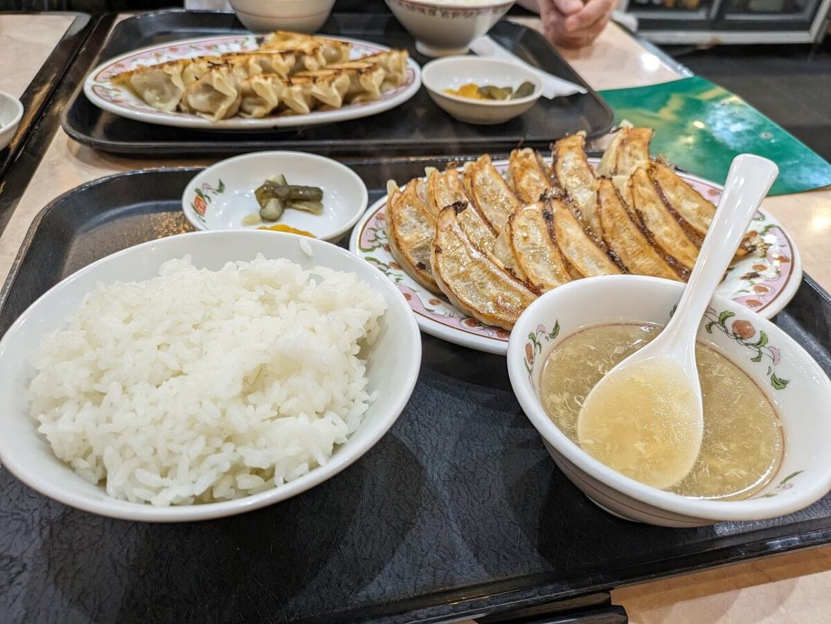 餃子の王将綱島駅前店餃子ランチ(2025年5月)