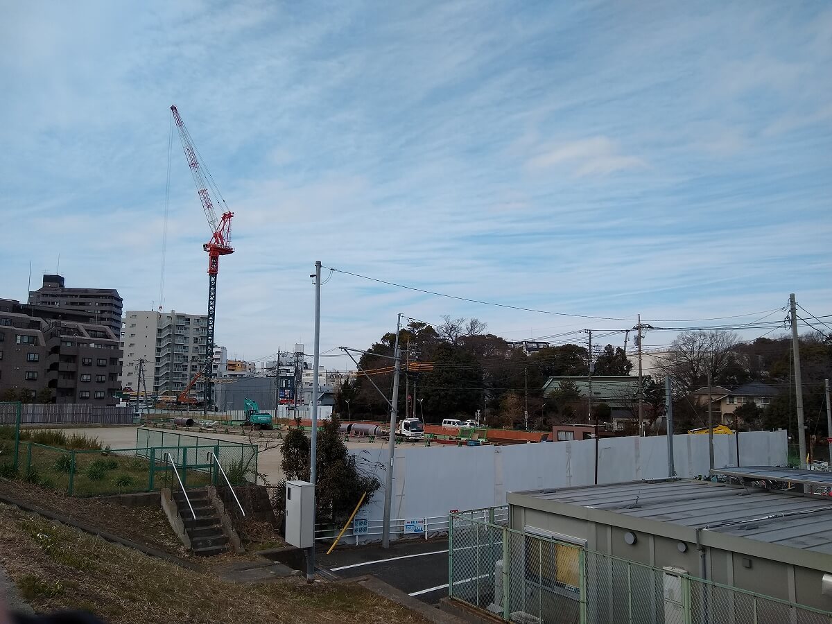 新綱島駅再開発2022年1月