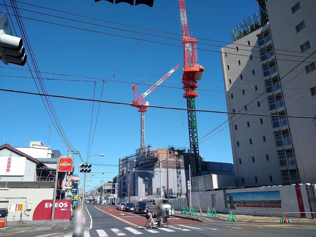 新綱島駅周辺再開発2022年10月