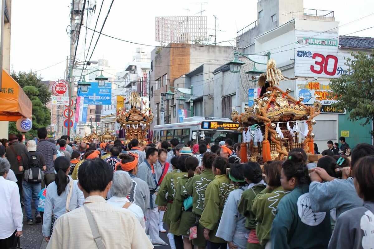 綱島諏訪神社例大祭6町合同（2014年）