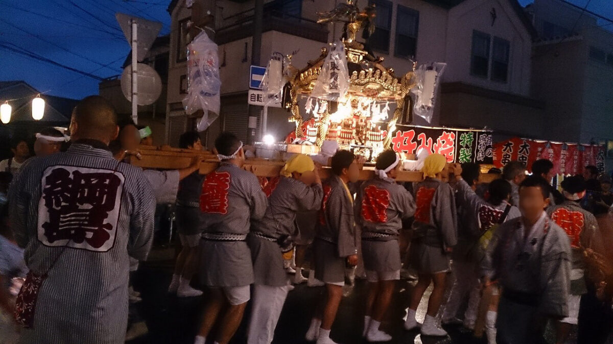 諏訪神社例大祭お神輿2016年