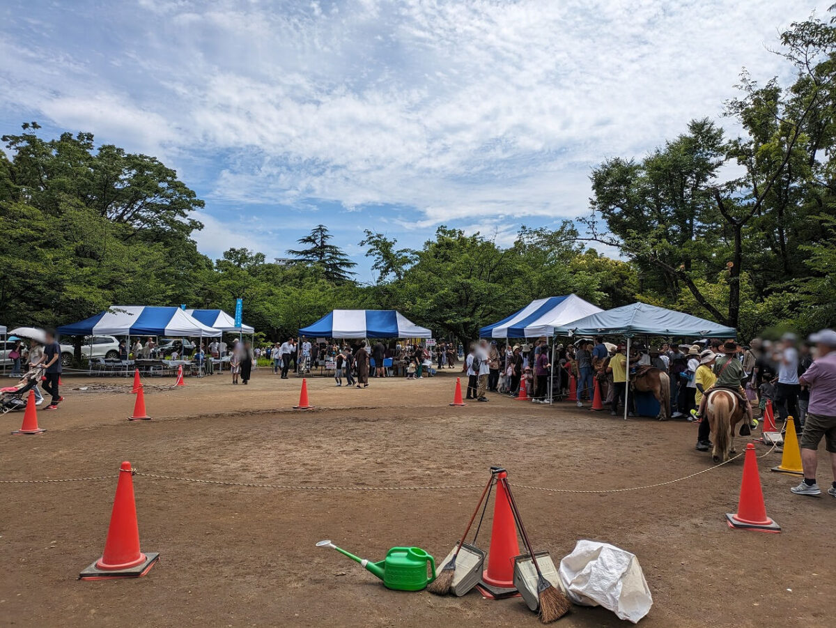 綱島公園移動動物園2024年6月（ポニー乗馬）
