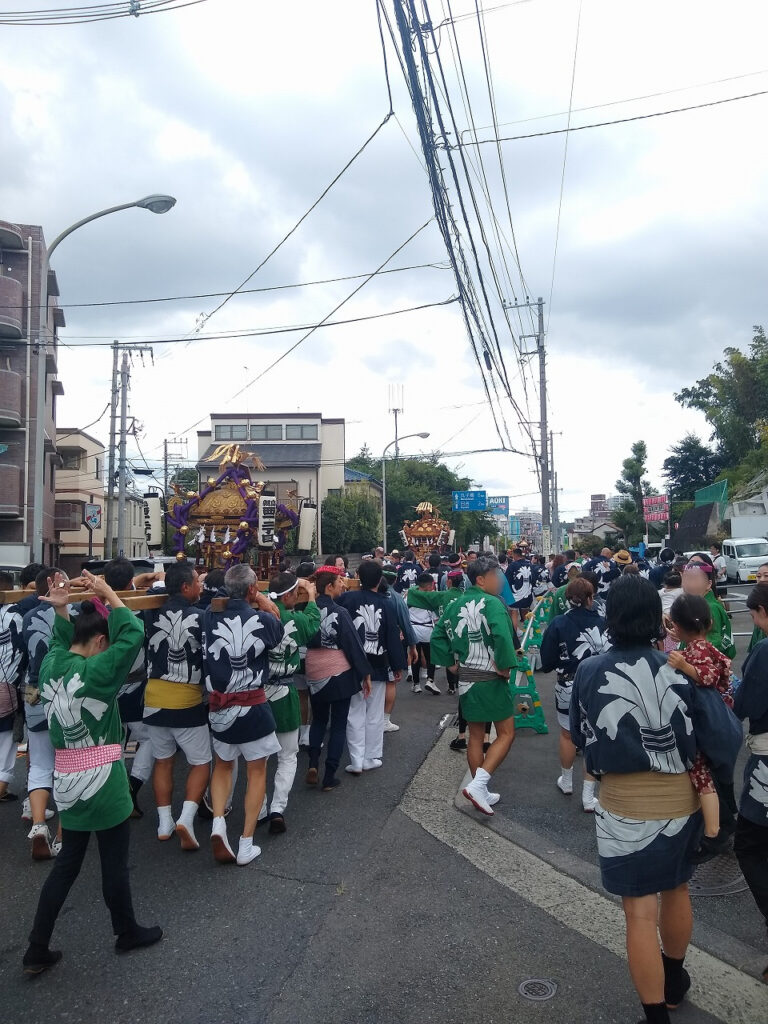 綱島諏訪神社例大祭2023宮入