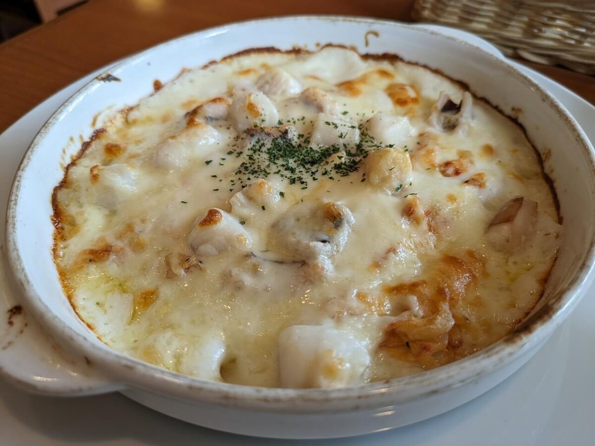 綱島カフェモカのランチ(グラタン)
