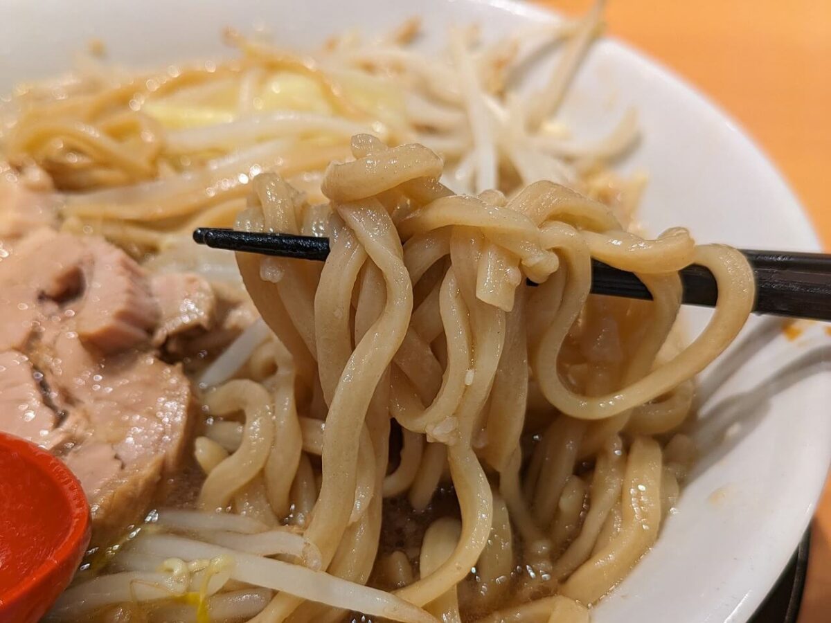 銀家綱島店のミニラーメン(野菜マシ)