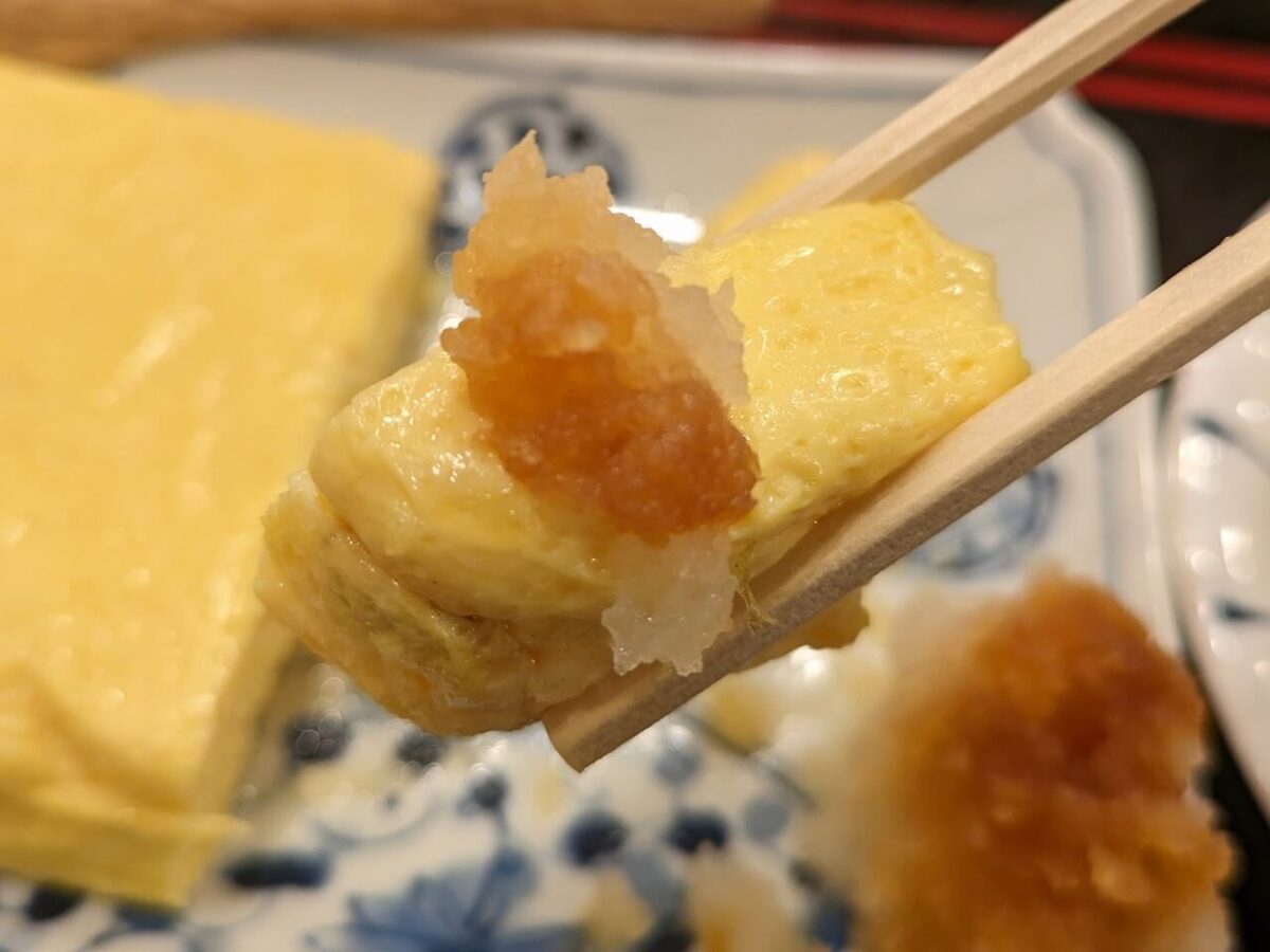 鳥平ちゃん綱島西口店ランチ出汁巻き玉子定食