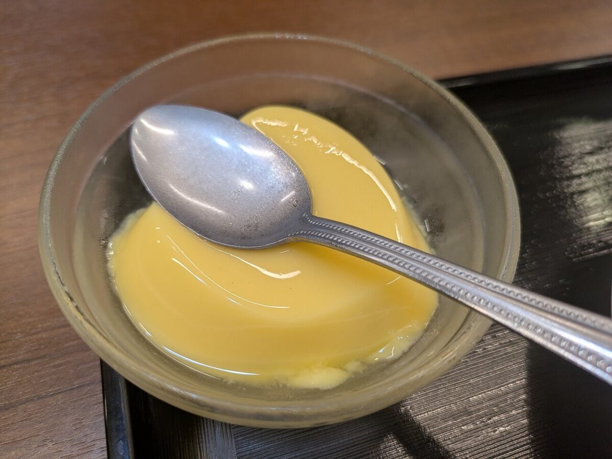 中華料理潤福定食のデザート