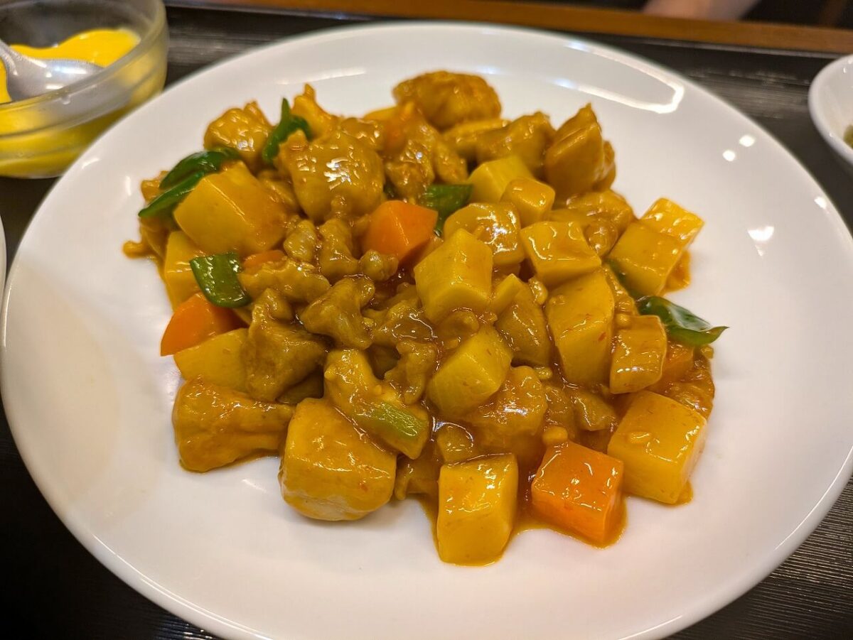 中華料理潤福鶏の辛み炒め