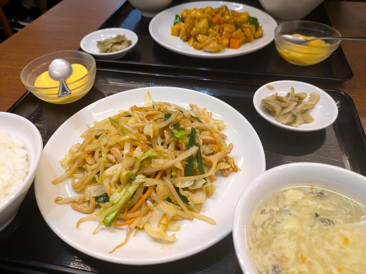 中華料理潤福の定食（ランチ）