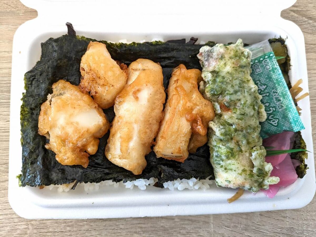 けいゆー（のり・いか唐揚げ弁当）