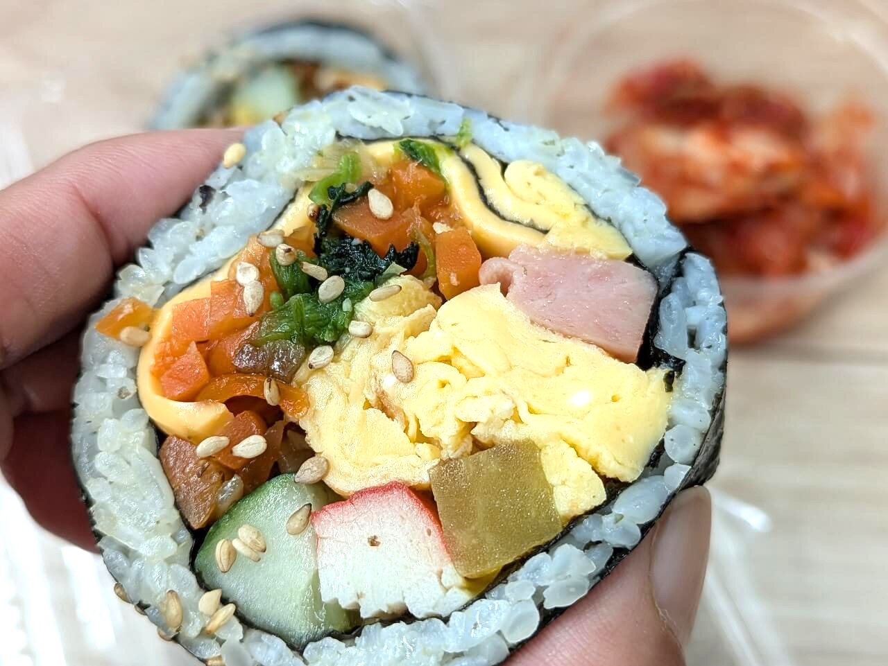 コマウォのデリバリー(チーズキンパ)