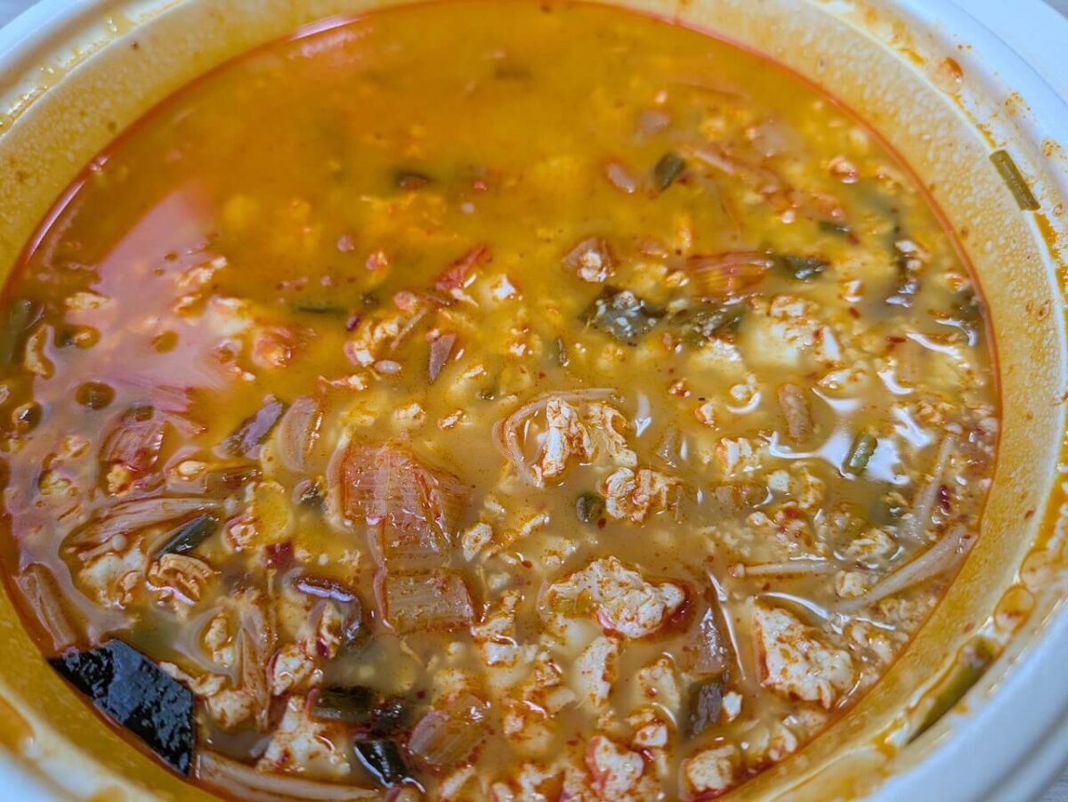 コマウォのデリバリー(スンドゥブ)