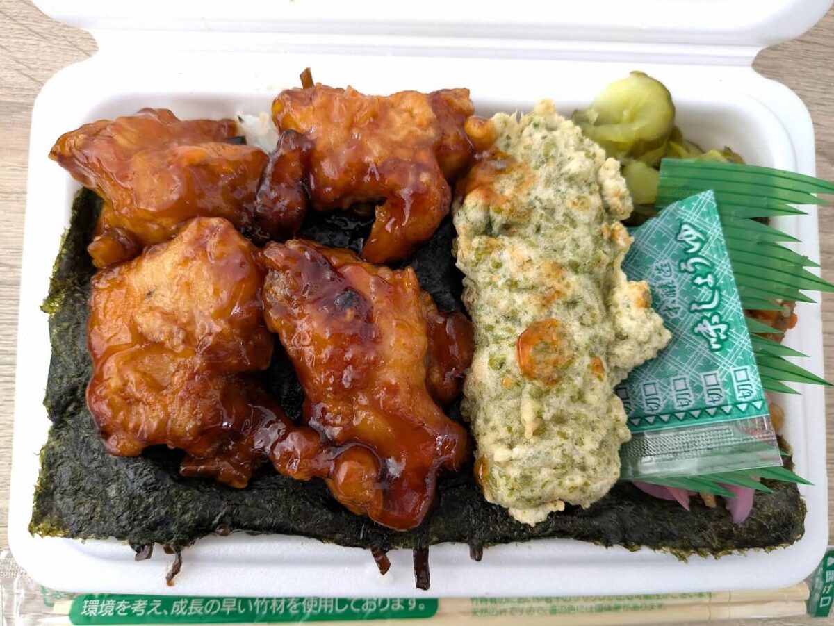 けいゆー（のり・甘酢唐揚げ弁当）