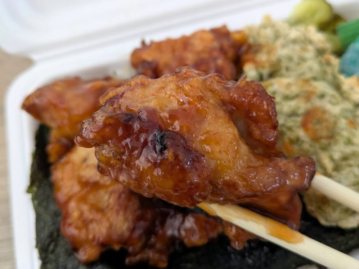 けいゆー（のり・甘酢唐揚げ弁当）