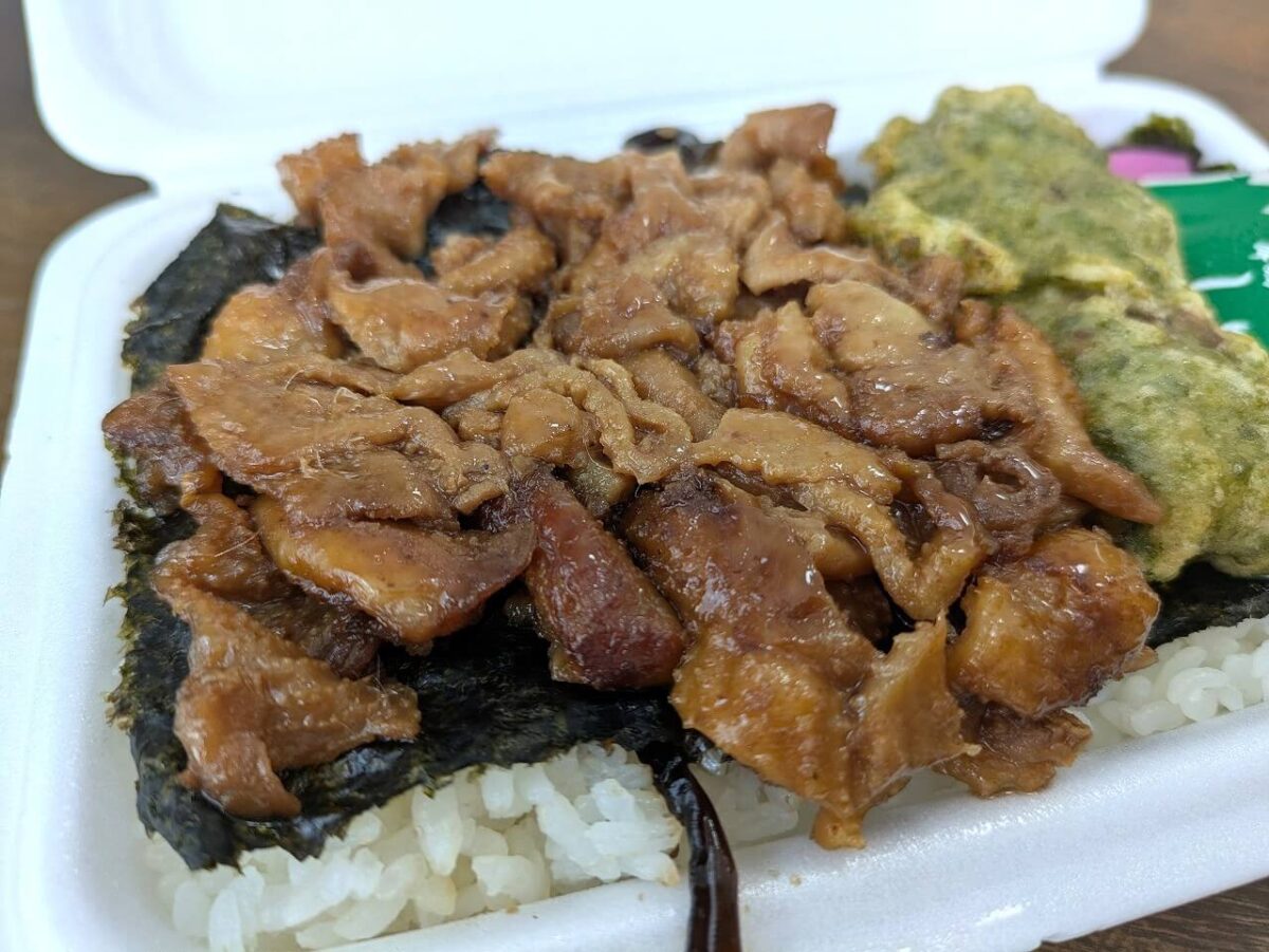 けいゆー（のり・皮焼き弁当）