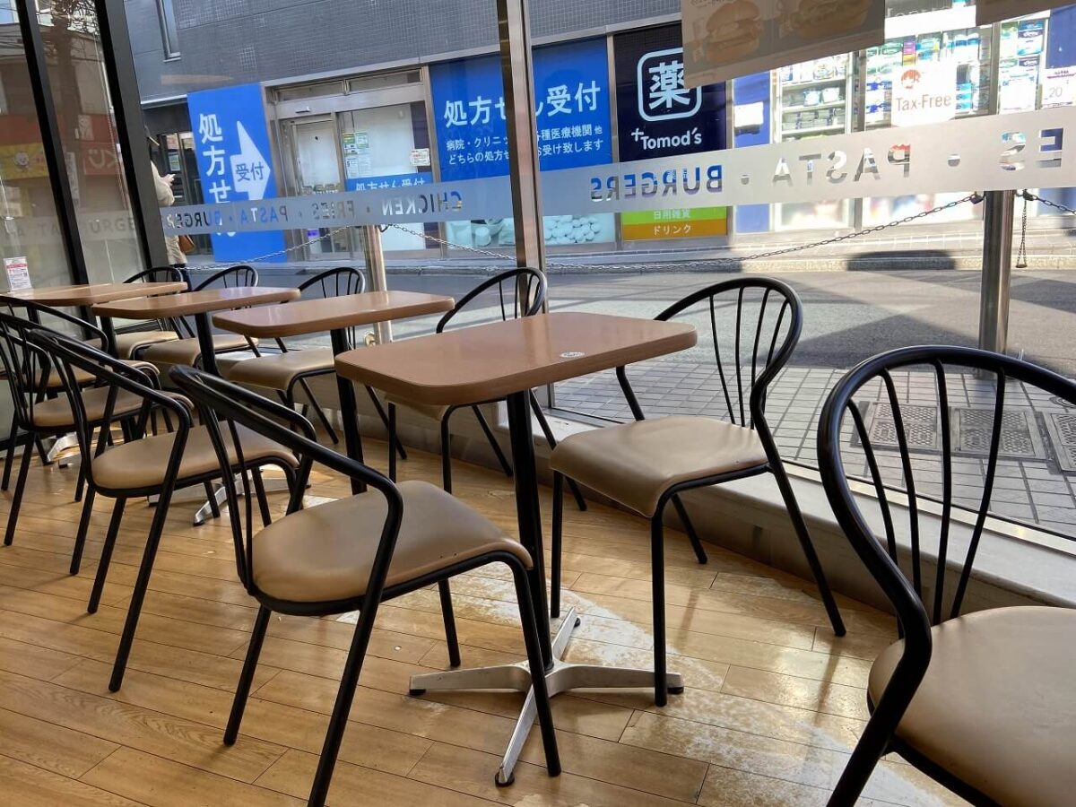 ウェンディーズ・ファーストキッチン日吉店店内