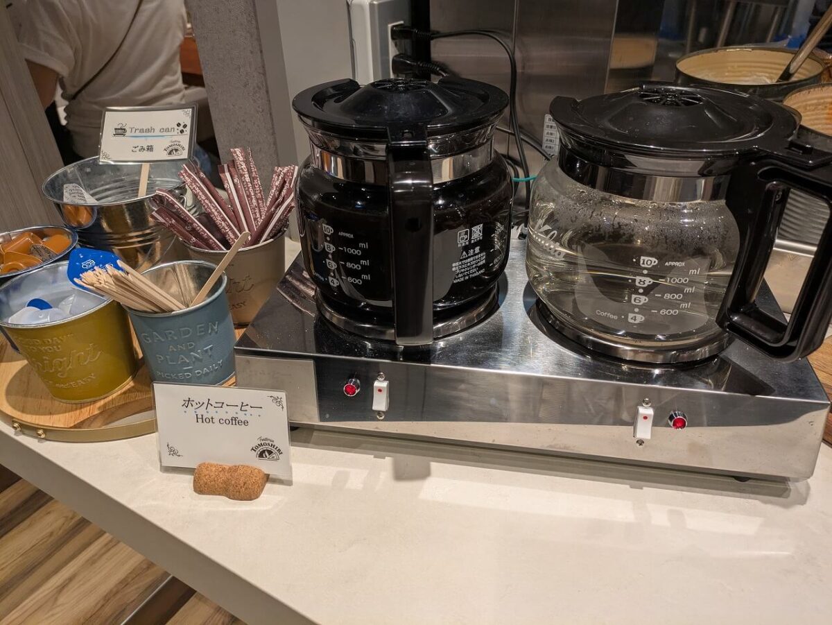 トラットリアトモシビランチのドリンクバー