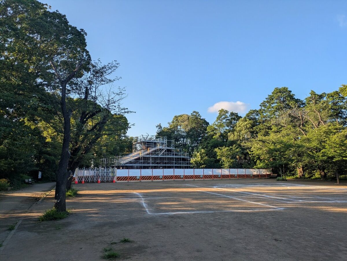 綱島公園モッキー（工事中）2026年夏