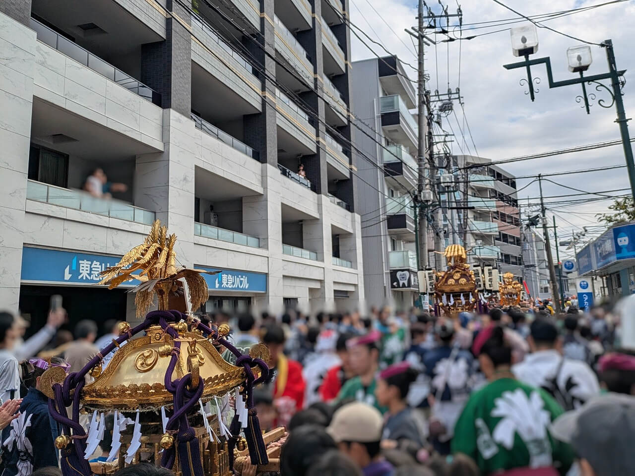 綱島諏訪神社例大祭2025年宮入