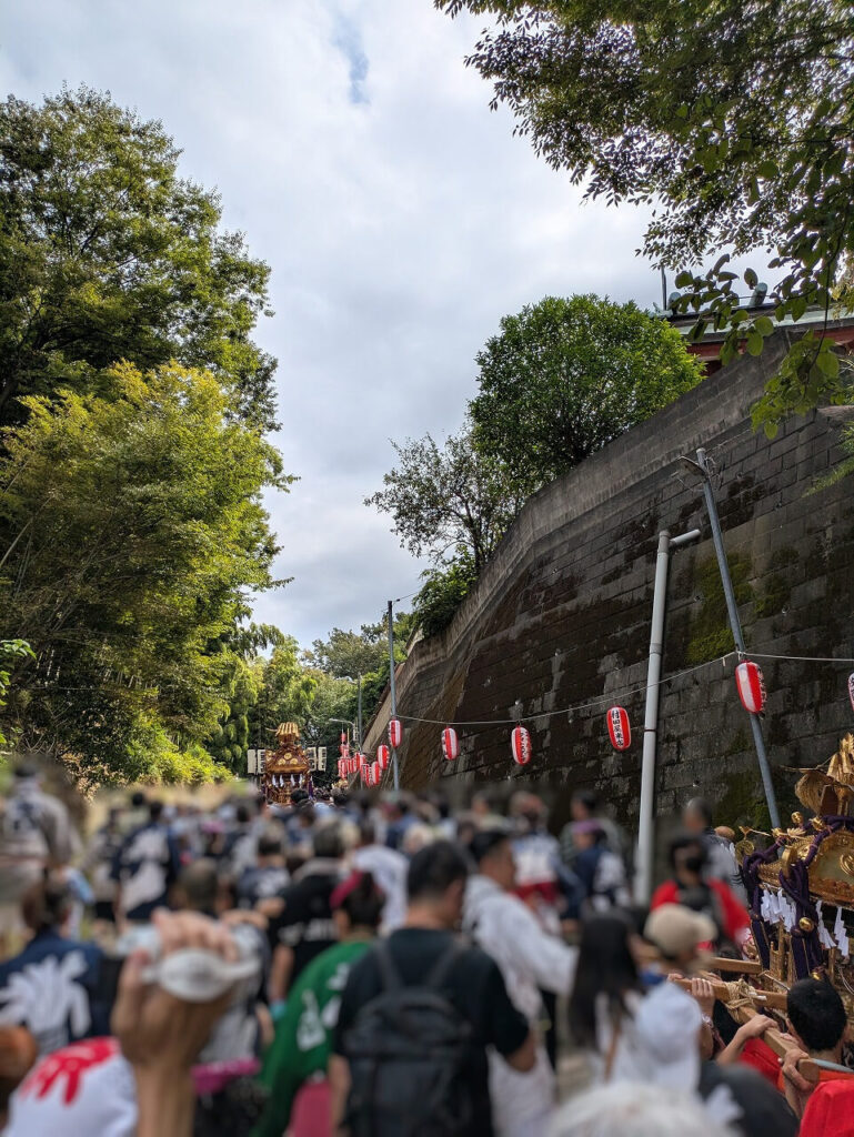 綱島諏訪神社例大祭2025年宮入