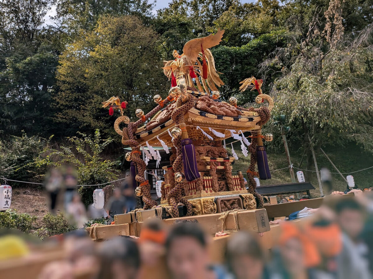 綱島諏訪神社例大祭2025年宮入（上町）