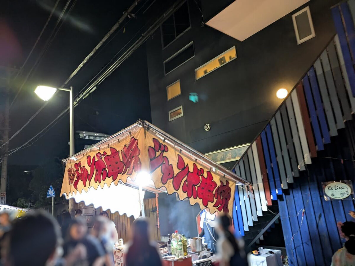 2025年諏訪神社お祭り夜店